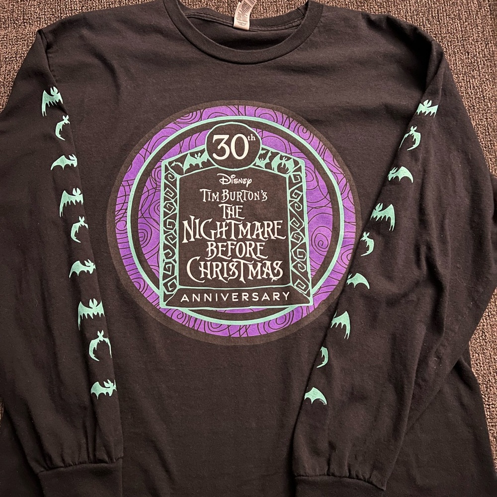 30th Anniversary Tim Burton’s The Nightmare Before Christmas Long Sleeve Shirt